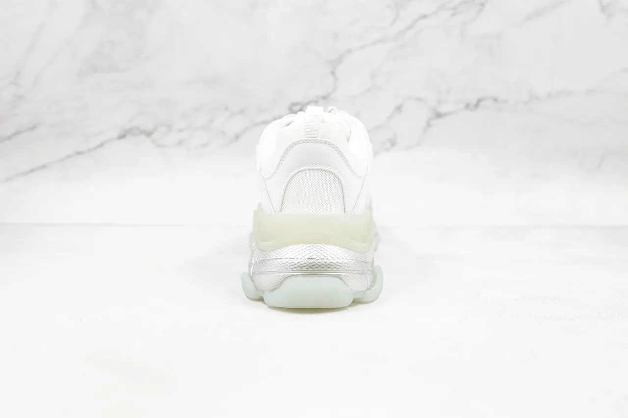 Balenciaga Triple S tênis brancos translúcidos de bolha chunky 2
