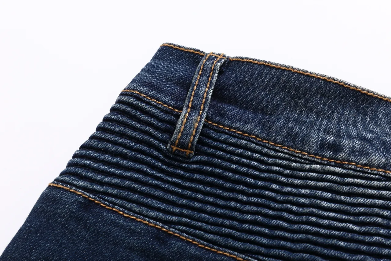 Balmain شورت ستايل بيكر دينيم مخطط 4