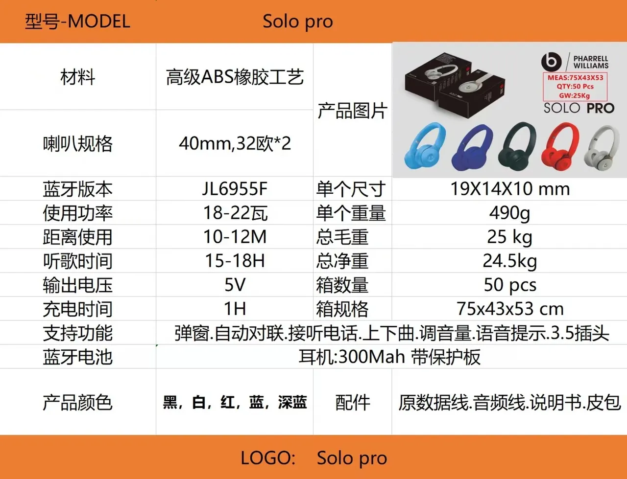 Beats Solo Pro Auriculares Over-Ear 5