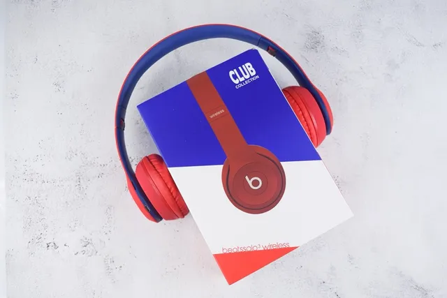 Beats Solo³ مجموعة النادي اللاسلكية الحمراء سماعات فوق الأذن 6