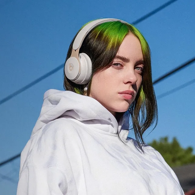 Beats سماعات فوق الرأس أبيض ذهبي مدمجة إنهاء مطفي 23
