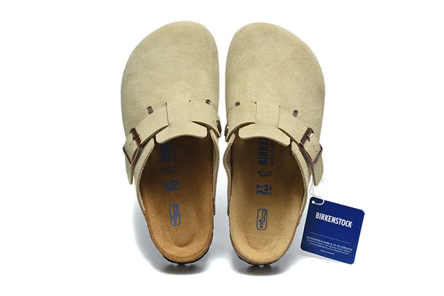 Birkenstock Arizona Beige Suede Clog 2