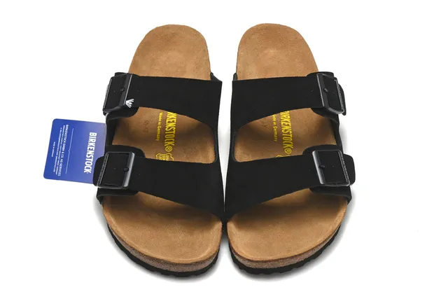 Birkenstock Arizona Black Suede Casual Sandals 3