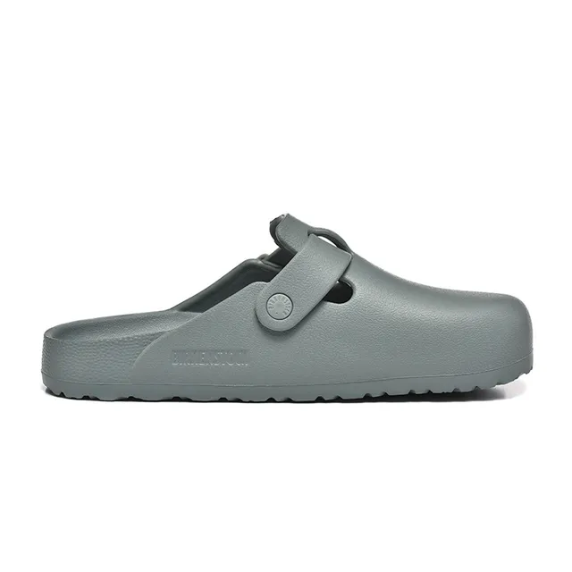 Birkenstock Arizona Gray 双带扣合 模制曲面足床 木屐 4