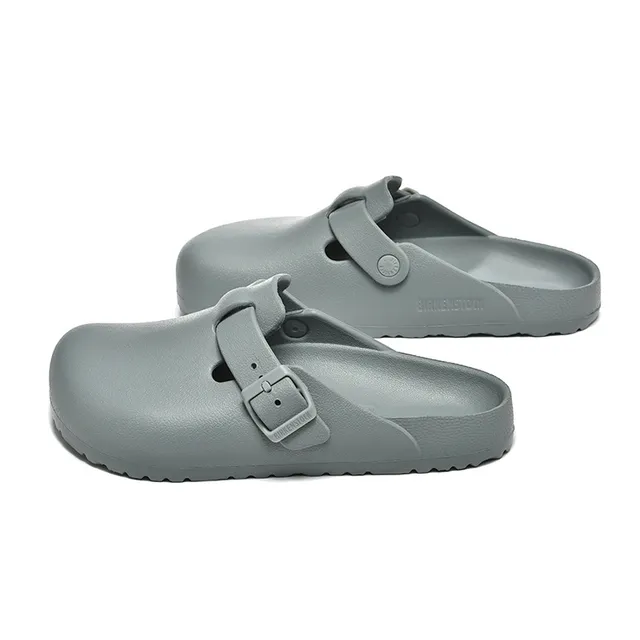 Birkenstock Arizona Gray 双带扣合 模制曲面足床 木屐 6