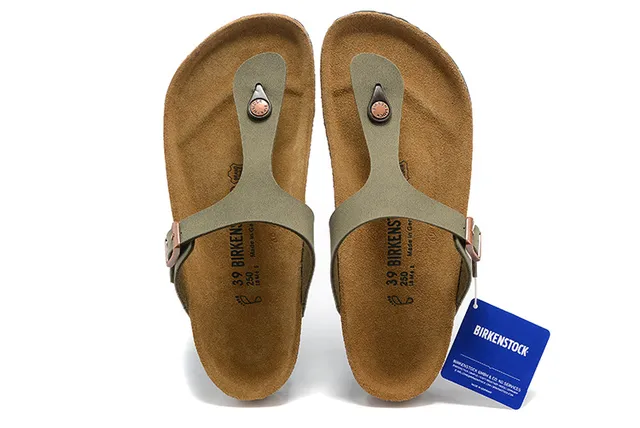 Birkenstock Arizona Vert Olive Sandales Casual 2