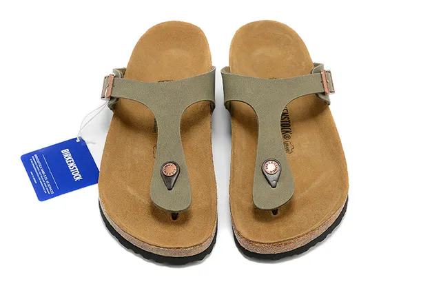 Birkenstock Arizona Vert Olive Sandales Casual 3