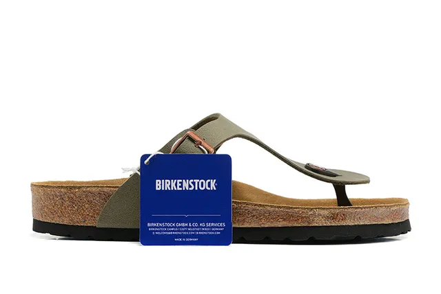Birkenstock Arizona Vert Olive Sandales Casual 6