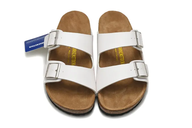 Birkenstock Arizona أبيض كاجوال صنادل 3
