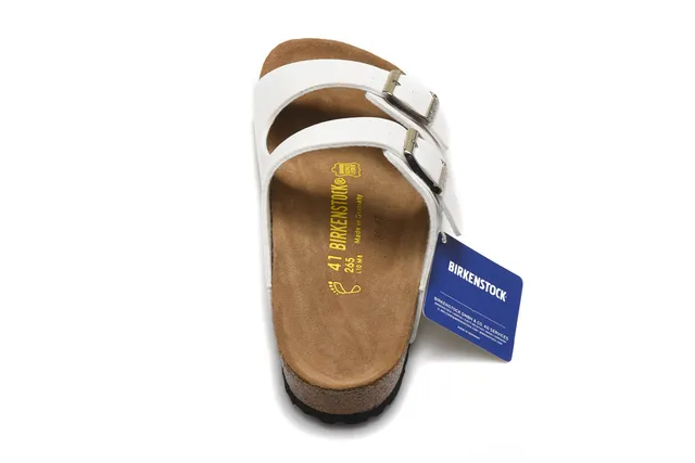 Birkenstock Arizona أبيض كاجوال صنادل 5