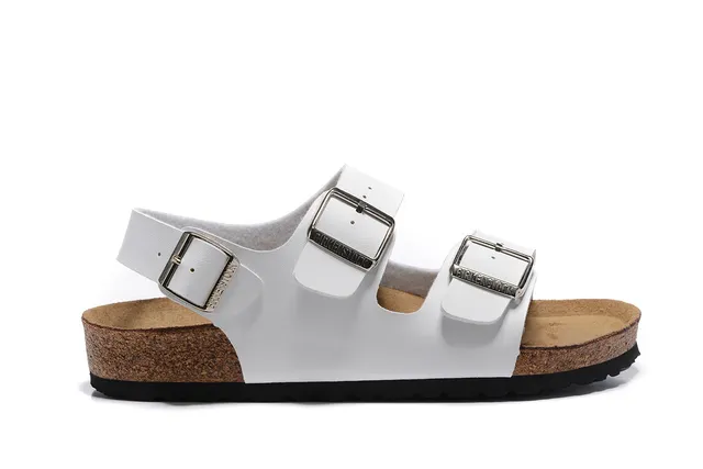 Birkenstock Arizona White दो पट्टियों वाली कैजुअल सैंडल 2