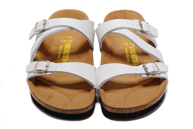 Birkenstock Arizona White Two-Strap Casual Sandals 5