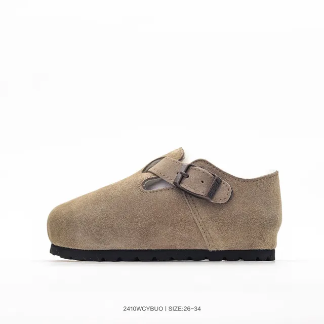 Birkenstock Boston Sapatos Mary Jane de camurça forrados com pele de cordero 18