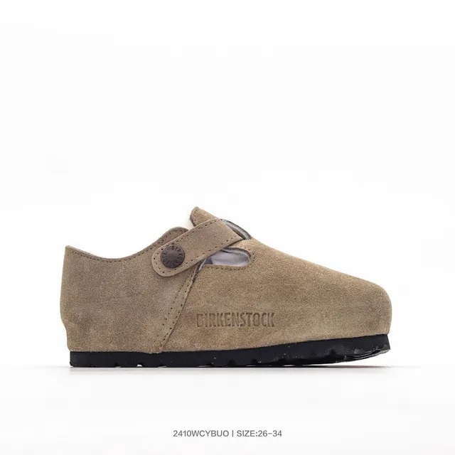 Birkenstock Boston Sapatos Mary Jane de camurça forrados com pele de cordero 19