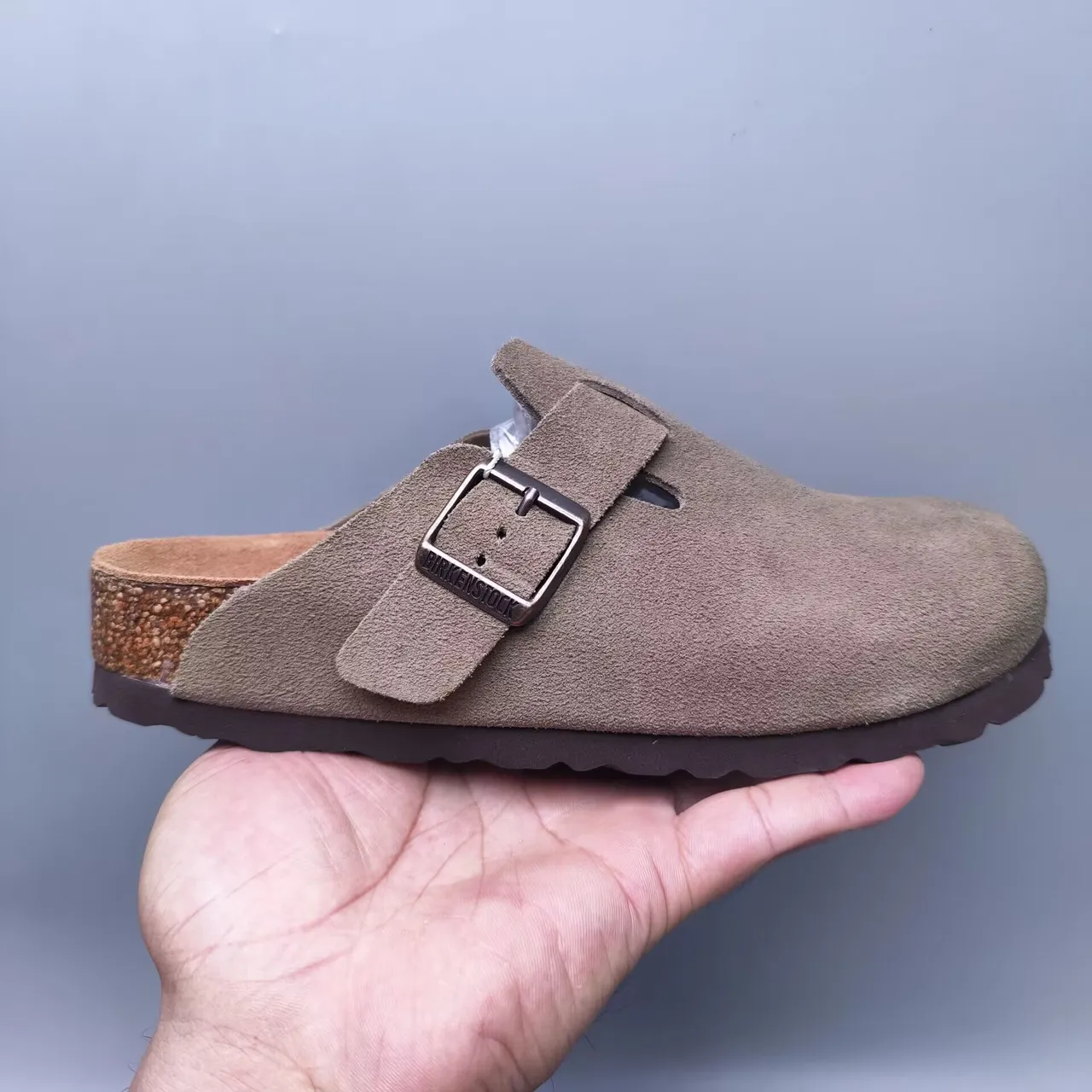 Birkenstock Boston سويد تاو بي كلوج مغلق 5