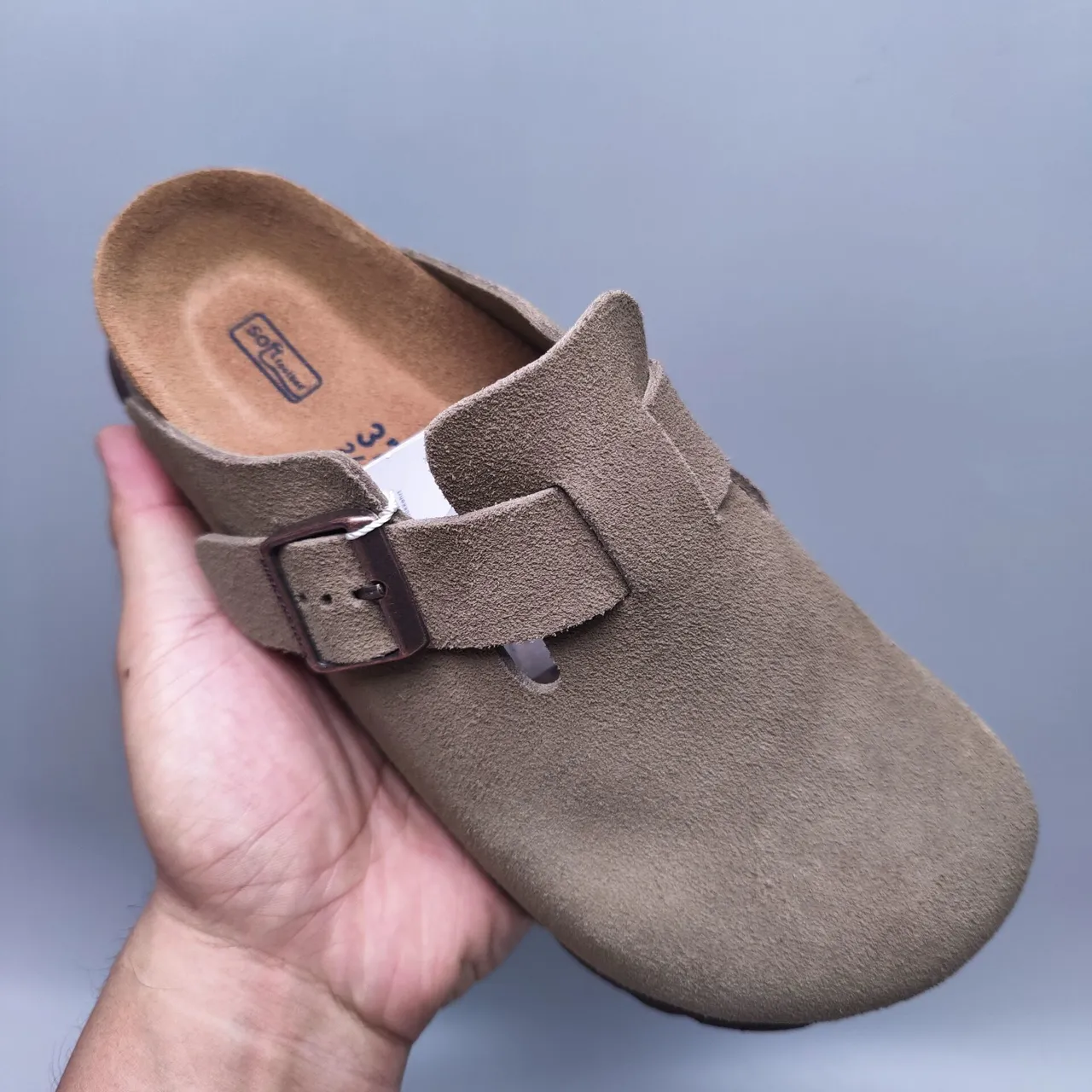 Birkenstock Boston سويد تاو بي كلوج مغلق 7