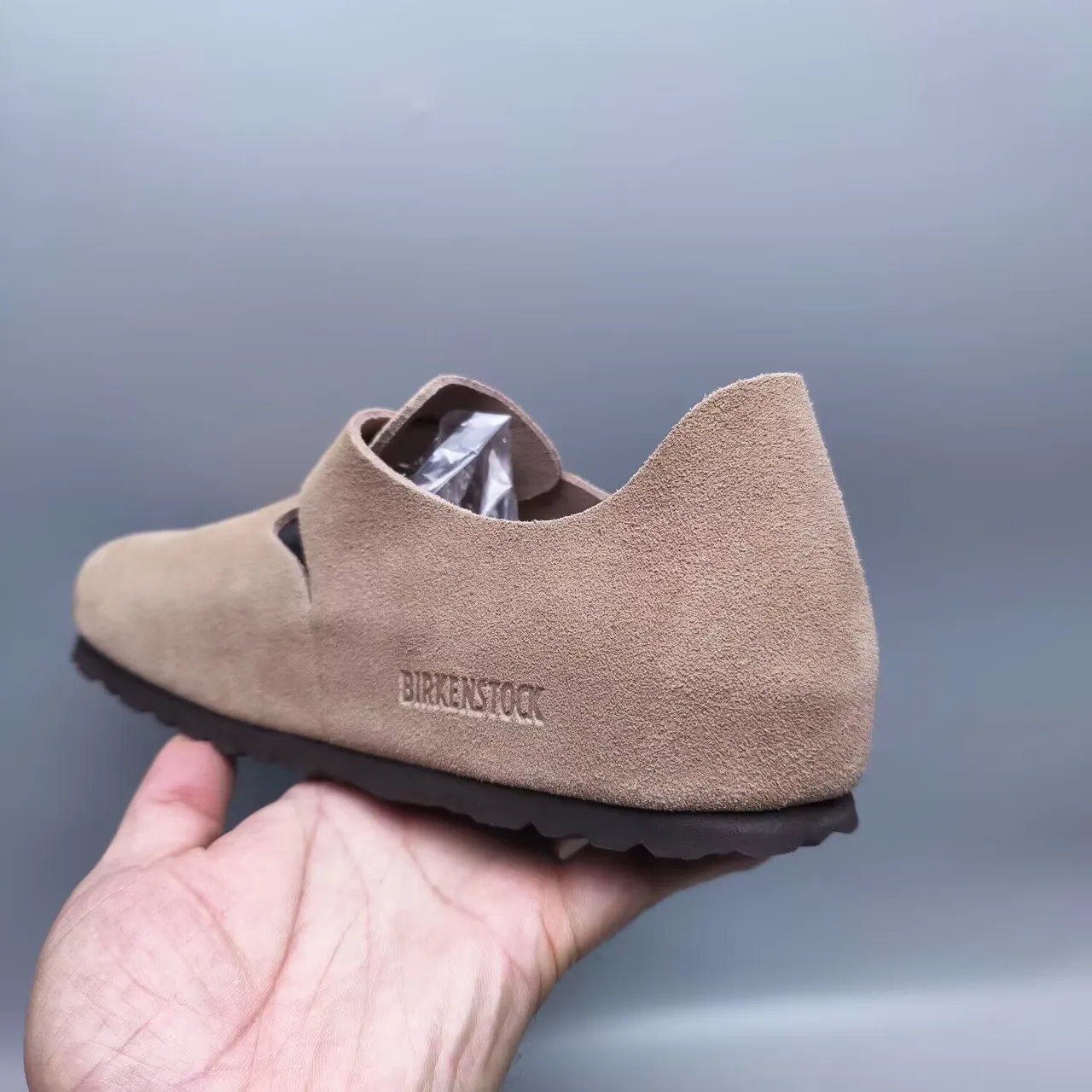 Birkenstock Chaussures Mary Jane en daim marron noir avec sangle à boucle 5