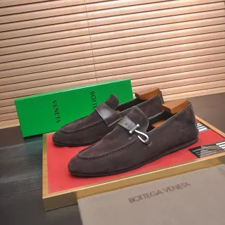 Bottega Veneta Andiamo বাদামি সুয়েড লোফার