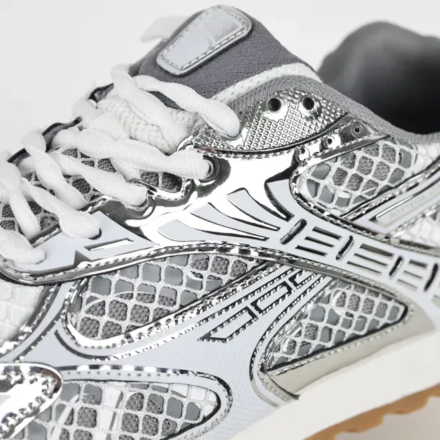 Bottega Veneta Andiamo Metallic Silver Mesh Lifestyle Sneakers 6