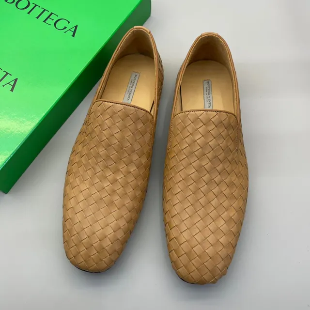 Bottega Veneta Andiamo مكاسين نسيجة بلون بني 7
