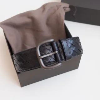 Bottega Veneta Cassette Intrecciato Leather Belt
