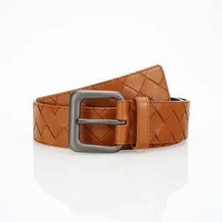Bottega Veneta Intrecciato বোনা চামড়ার বেল্ট