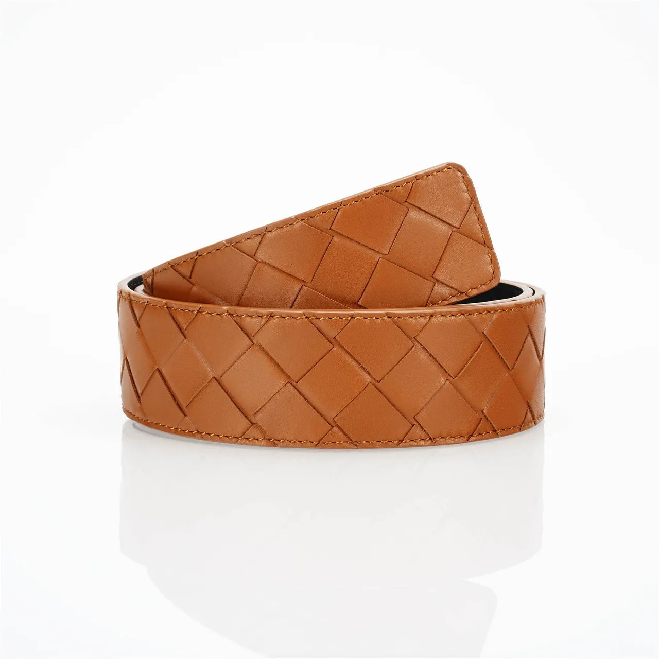 Bottega Veneta Intrecciato حزام جلد منسوج 3