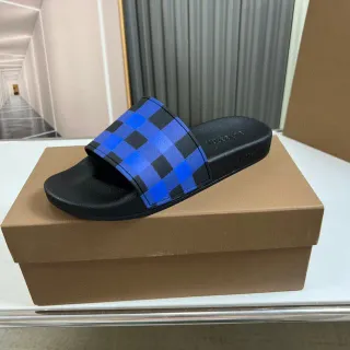 Burberry Gingham Check Slide Slipper