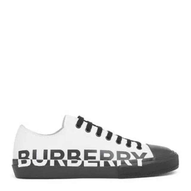 Burberry Knight sneakers lifestyle blanc et noir à impression de logo 3