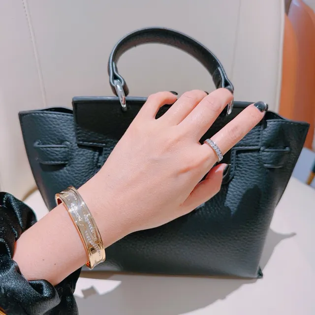 Bvlgari B.zero1 Multi-Band Pavé-Set Gold Bracelet 8