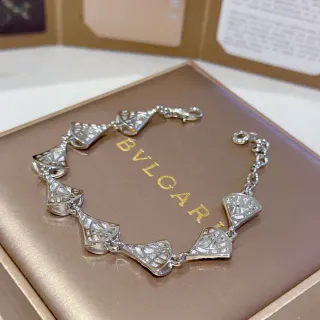 Bvlgari Divas’ Dream Fan-Link Silver-Tone Bracelet