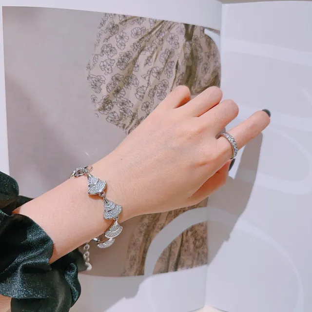 Bvlgari 蒂瓦斯梦幻 Fan-Link Silver-Tone 手链 2