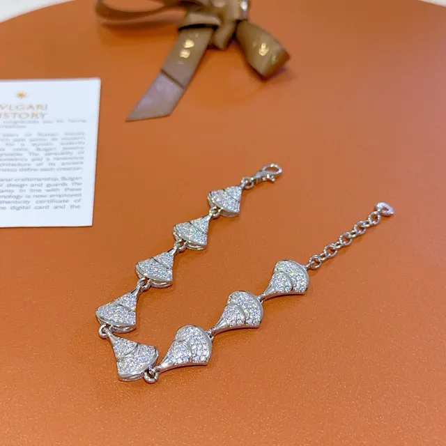 Bvlgari 蒂瓦斯梦幻 Fan-Link Silver-Tone 手链 6