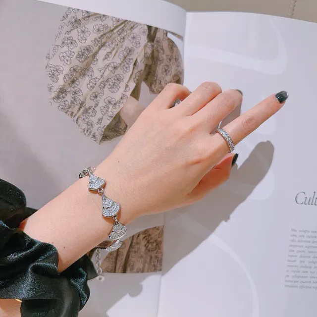 Bvlgari 蒂瓦斯梦幻 Fan-Link Silver-Tone 手链 8