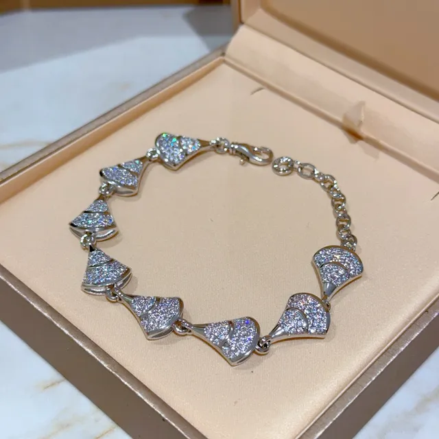 Bvlgari 蒂瓦斯梦幻 Fan-Link Silver-Tone 手链 9