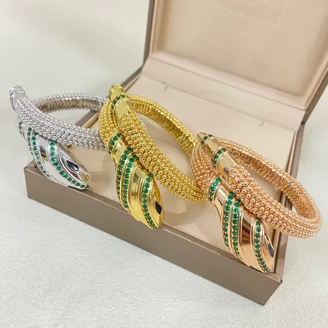 Bvlgari Serpenti Gold Pink Serpent-Coil Pavé-Set Ruby Bracelet 8