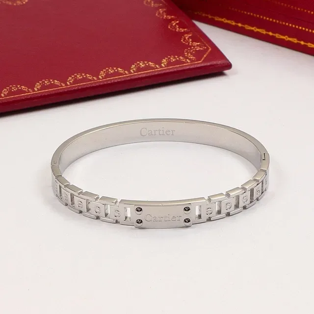 Cartier Juste un Clou ब्रेसलेट गुलाबी सोना पीला सोना चांदी टोन ब्रेसलेट्स 3