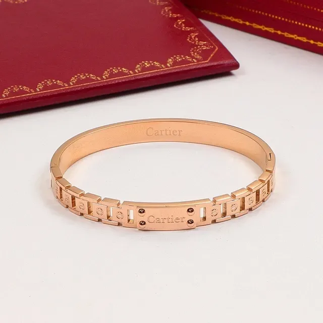 Cartier Juste un Clou ब्रेसलेट गुलाबी सोना पीला सोना चांदी टोन ब्रेसलेट्स 5