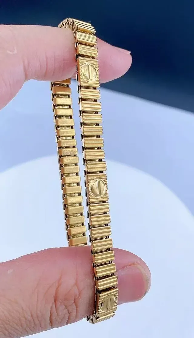 Pulsera Cartier Love Oro Rosa Plata Oro Amarillo Metal 5