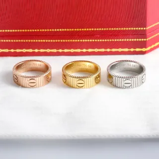 Cartier Love Ring গোলাপি সোনা হলুদ সোনা সাদা সোনা