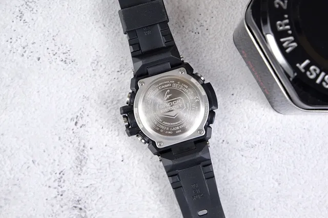 Casio কালো নীল রাগার্ড স্টেইনলেস স্টিল কেস রেজিন স্ট্র্যাপ ওয়াচ 2