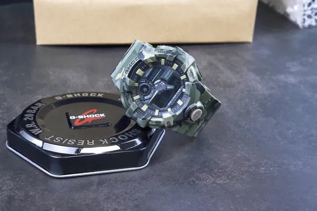 Casio G-Shock GA-100 迷彩 坚固 模拟-数字 运动手表 3