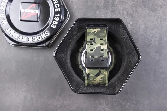 Casio G-Shock GA-100 迷彩 坚固 模拟-数字 运动手表 7