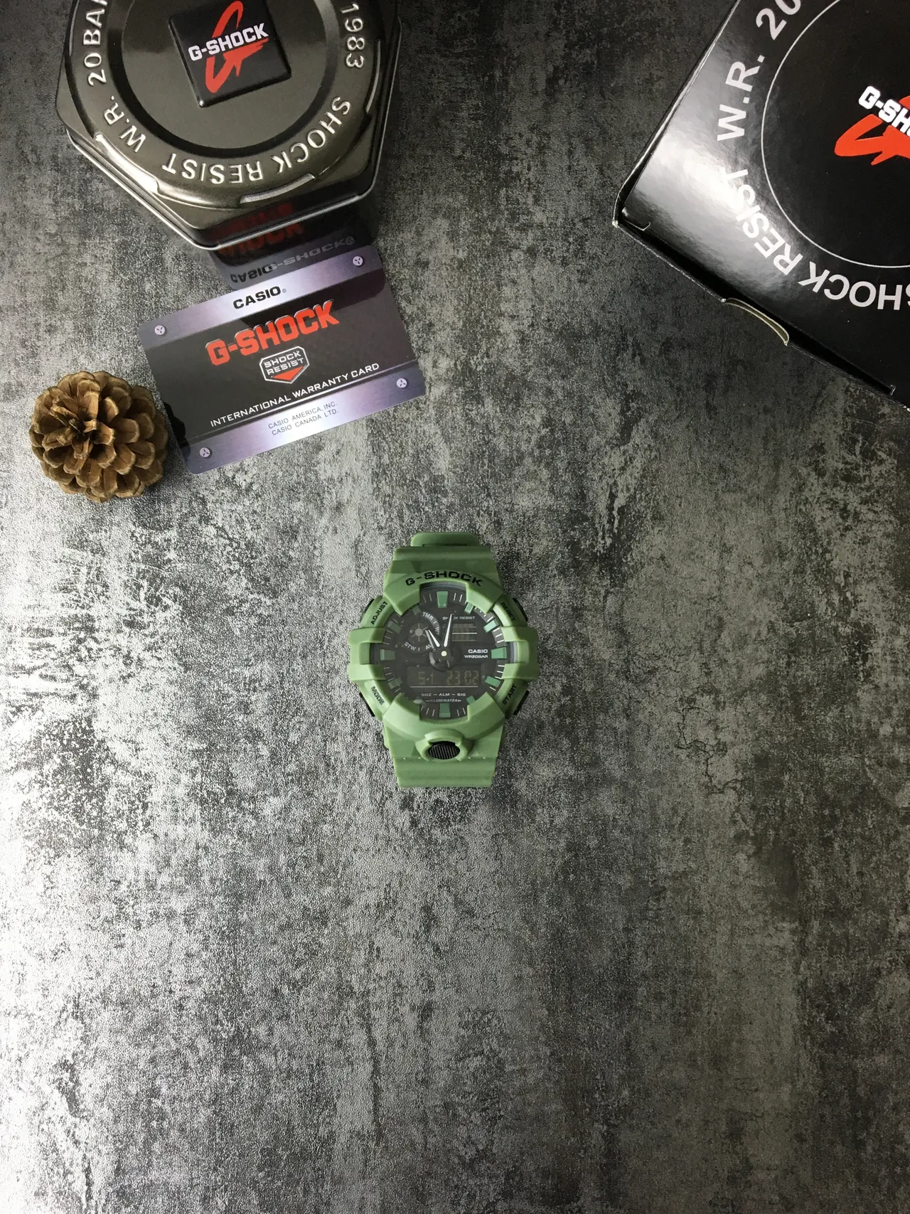 Casio G-Shock GA-100 橄榄绿 运动手表 2
