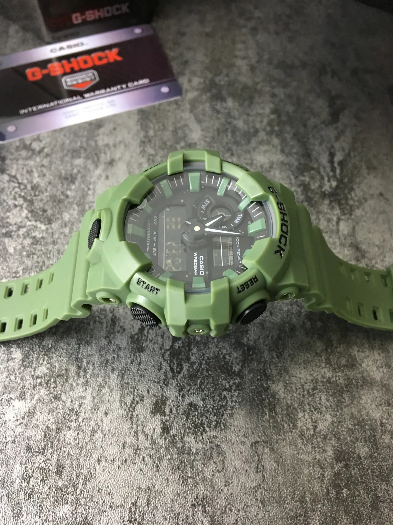 Casio G-Shock GA-100 橄榄绿 运动手表 4