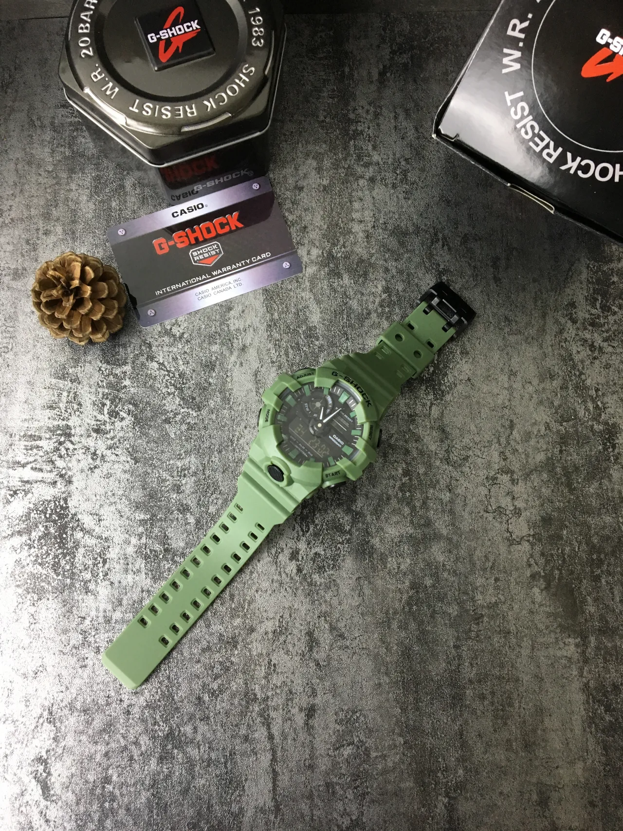 Casio G-Shock GA-100 橄榄绿 运动手表 6