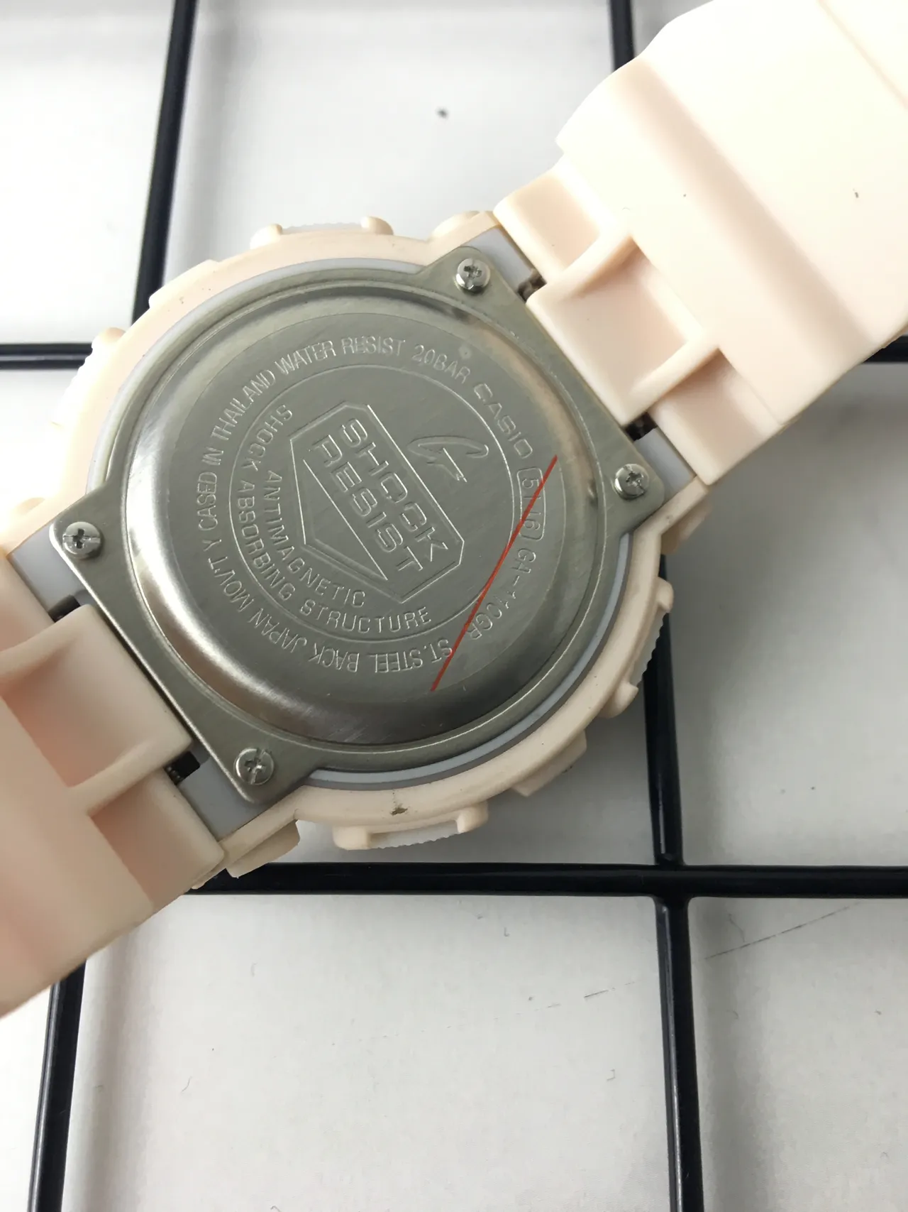 Casio G-Shock GA-110 Pastel Pink Beige Sports Watch 4