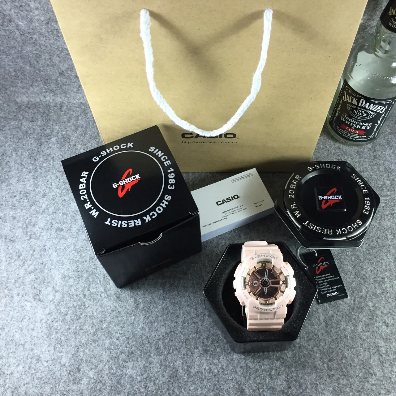 Casio G-Shock GA-110 Pastel Pink Beige Sports Watch 7