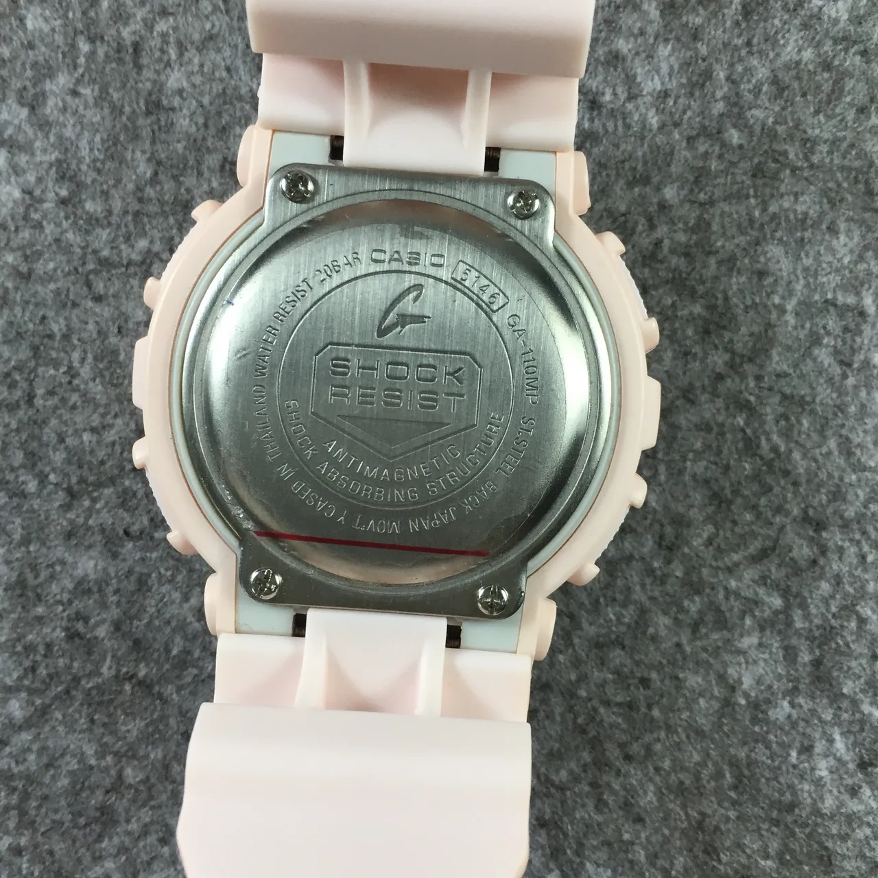Casio G-Shock GA-110 Pastel Pink Beige Sports Watch 9