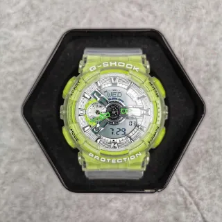 Casio G-Shock GA-110 半透明青柠绿 运动手表